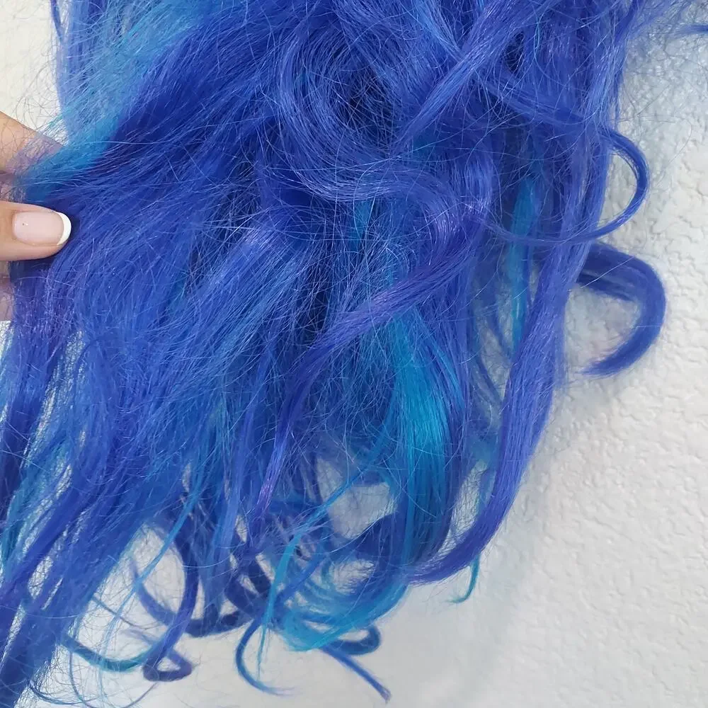 Disney Descendants 3 Blue Coatume Wig - MAL